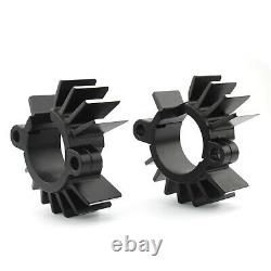 Black White Exhaust Pipe Head Heat Sink Fixing Clips For Street Twin 2016-2023