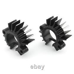 Black White Exhaust Pipe Head Heat Sink Fixing Clips For Street Twin 2016-2023