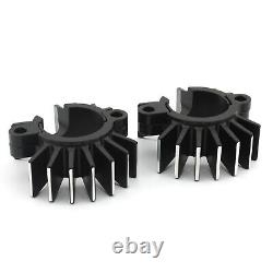 Black White Exhaust Pipe Head Heat Sink Fixing Clips For Street Twin 2016-2023