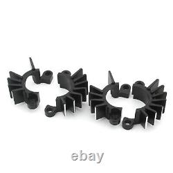 Black White Exhaust Pipe Head Heat Sink Fixing Clips For Street Twin 2016-2023