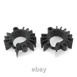 Black White Exhaust Pipe Head Heat Sink Fixing Clips For Street Twin 2016-23