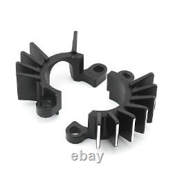 Black White Exhaust Pipe Head Heat Sink Fixing Clips For Street Twin 2016-23