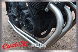 Cycle X BRAND NEW Stainless Steel CR Replica 4 into 4 Exhaust (Head Pipes Only)