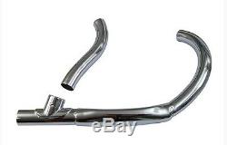 Exhaust Exhaust Head Pipes Harley Wl Side Valves Chrome