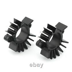 Exhaust Pipe Head Heat Sink Fixing Clips For BONNEVILLE BOBBER Black White 17-23