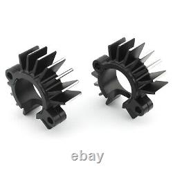 Exhaust Pipe Head Heat Sink Fixing Clips For BONNEVILLE BOBBER Black White 17-23