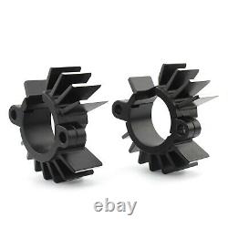 Exhaust Pipe Head Heat Sink Fixing Clips For BONNEVILLE BOBBER Black White 17-23