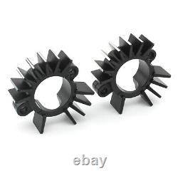 Exhaust Pipe Head Heat Sink Fixing Clips For BONNEVILLE BOBBER Black White 17-23