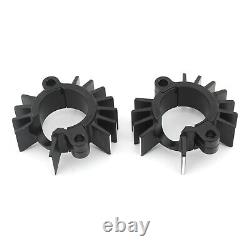 Exhaust Pipe Head Heat Sink Fixing Clips For BONNEVILLE BOBBER Black White 17-23