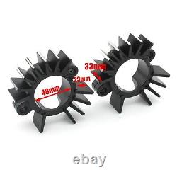 Exhaust Pipe Head Heat Sink Fixing Clips For BONNEVILLE BOBBER Black White 17-23