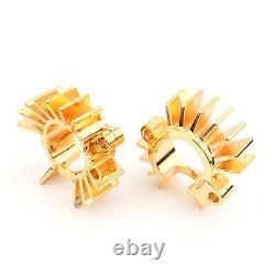 Exhaust Pipe Head Heat Sink Fixing Clips For BONNEVILLE BOBBER Gold 2017-2023