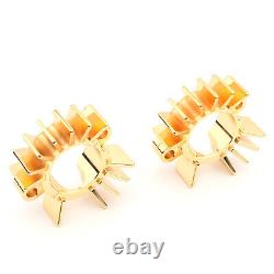 Exhaust Pipe Head Heat Sink Fixing Clips For BONNEVILLE BOBBER Gold 2017-2023