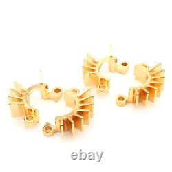 Exhaust Pipe Head Heat Sink Fixing Clips For BONNEVILLE BOBBER Gold 2017-2023