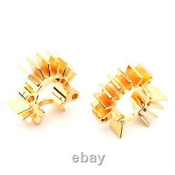 Exhaust Pipe Head Heat Sink Fixing Clips For BONNEVILLE BOBBER Gold 2017-2023