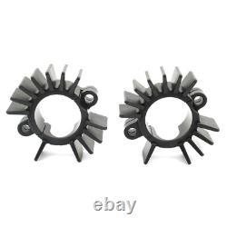 Exhaust Pipe Head Heat Sink Fixing Clips For BONNEWILLE T120V 2016-2023 Black