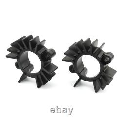 Exhaust Pipe Head Heat Sink Fixing Clips For BONNEWILLE T120V 2016-2023 Black
