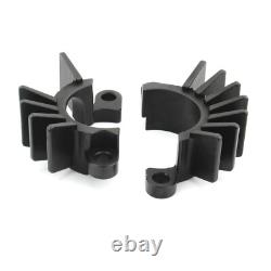 Exhaust Pipe Head Heat Sink Fixing Clips For BONNEWILLE T120V 2016-2023 Black