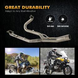 For BMW R1200GS/ABS/ADV Titanium Alloy Exhaust Muffer Head Pipe Set 2013-2018