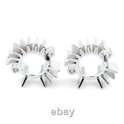 For BONNEVILLE BOBBER Silver 2017-2023 Exhaust Pipe Head Heat Sink Fixing Clips