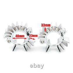 For BONNEVILLE BOBBER Silver 2017-2023 Exhaust Pipe Head Heat Sink Fixing Clips