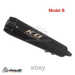 For Haojue TR300 2022-2023 Exhaust Pipe Slip On Muffler Stainless Steel + Carbon