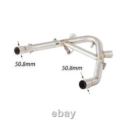 For Honda Gold Wing GL1500 88-03 Motorcycle Exhaust Head Mid Link Pipe Slip-on