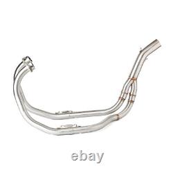 For Kawasaki KLE500 1991-2007 Motorcycle Exhaust Head Mid Link Pipe Slip-on