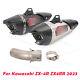 For Kawasaki Ninja Zx4r Zx4rr 2023 Exhaust Muffler Mid Pipe Db Killer Carbon Tip