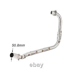 For Royal Enfield Himalayan 411 2016-2023 Motorcycle Exhaust Head Mid Link Pipe