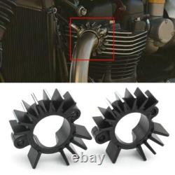 For Triumph Bonneville T120 Motorcycle Exhaust Pipe Head Heat Sink Fixing Clips