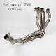 Front Exhaust Link Pipe Motorcycle Head Connect Tube Slip On For Kawasaki Z900