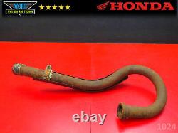 Genuien Oem 1976 Honda Xl350 Exhaust Header Head Pipe 18320-385-000