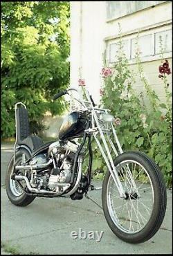 Harley 1948-64 Panhead Squish head pipes 3 piece exhaust Shot Gun USA made