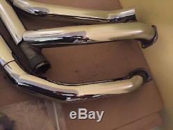 Harley Davidson 03 Ultra Classic FLHTCUI Head Pipes Exhaust Chrome Covers Shield