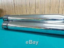 Harley Davidson Dyna Exhaust Screamin Eagle Mufflers + Head Pipe & Heat Shield