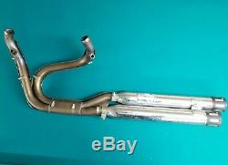 Harley Davidson Dyna Exhaust Screamin Eagle Mufflers + Head Pipe & Heat Shield