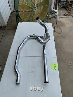 Harley ironhead exhaust crossover Sportster X Pipe 1979 Xlcr Duals Head Pipe Oem