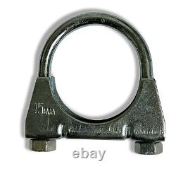 Heavy Duty U Bolt Exhaust Clamps Universal Clamp & Nuts 28mm 92mm All Sizes