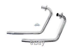 Honda CB350 Chrome 1.5 2-Into-2 Exhaust Header Head Pipes