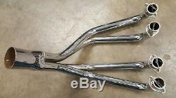 Honda CB750K Chrome 4-Into-1 Exhaust Header Head Pipes NOS