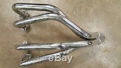 Honda CB750K Chrome 4-Into-1 Exhaust Header Head Pipes NOS