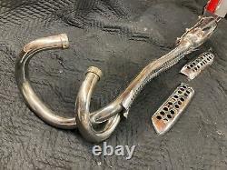 Honda CL350 Scrambler FULL Exhaust Muffler head Pipe HM345