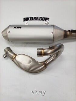 KTM 250SX-F 19'-20' Full Exhaust Head Pipe with Silencer (PAIR) 79105079100 OEM