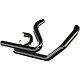 Khrome Werks Black Chrome 2-into-2 Crossover Headers Head Pipes Exhaust 09-16