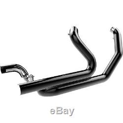 Khrome Werks Black Chrome 2-into-2 Crossover Headers Head Pipes Exhaust 09-16