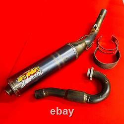 Kx250f Fmf Factory 4 Full Exhaust Pipe Power Bomb Head Kawasaki Kx 250 F (04-05)