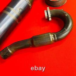 Kx250f Fmf Factory 4 Full Exhaust Pipe Power Bomb Head Kawasaki Kx 250 F (04-05)