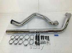 MGS True Duals Exhaust Head Pipes For Harley Touring Models 1995-2016