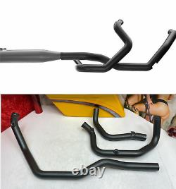 MagnaFlow Black Pro Duals Head Header Pipes Exhaust Harley Touring FLH 09-16