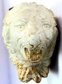 Meerschaum Carved Lion Head Pipe